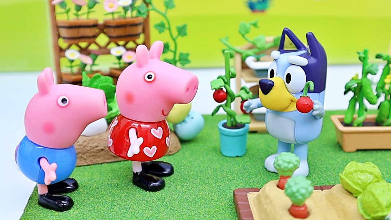 BLUEY & Peppa Pig Stay Healthy Compilation — Best toddler learning toy ...