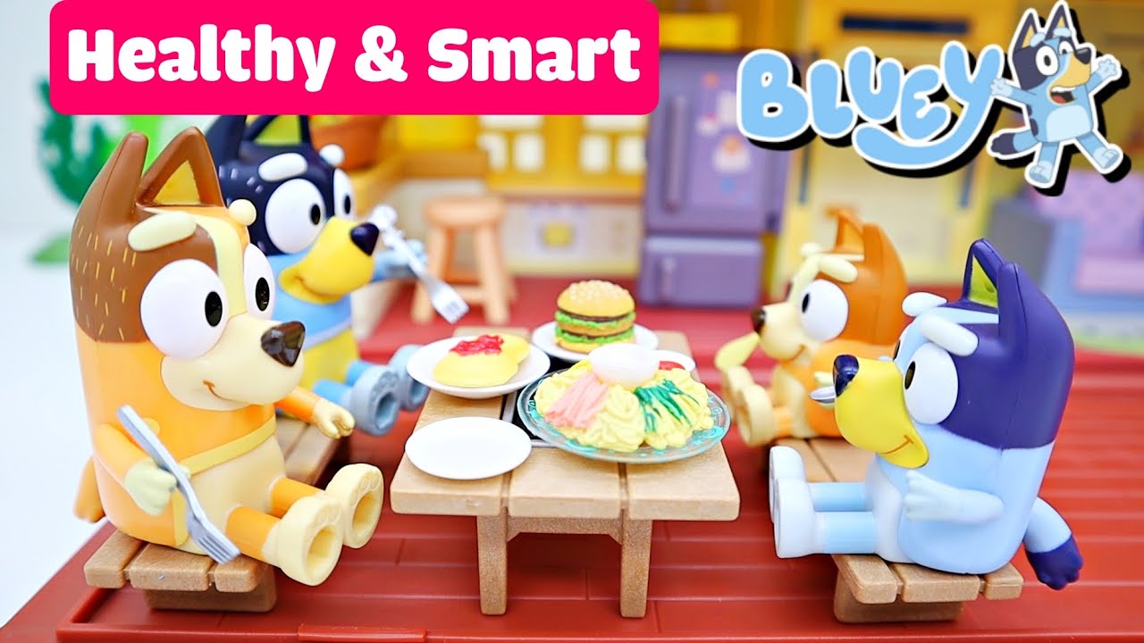 BLUEY & Peppa Pig Stay Healthy Compilation — Best toddler learning toy ...