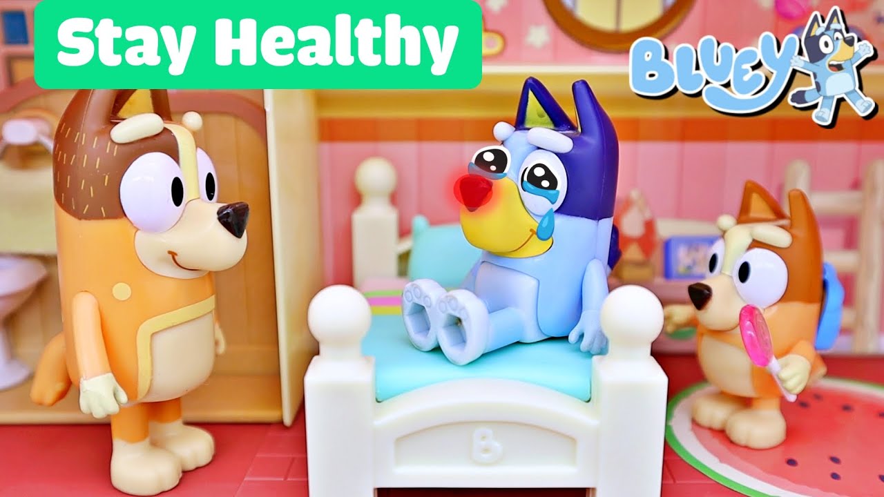 BLUEY & Peppa Pig Stay Healthy Compilation — Best toddler learning toy ...